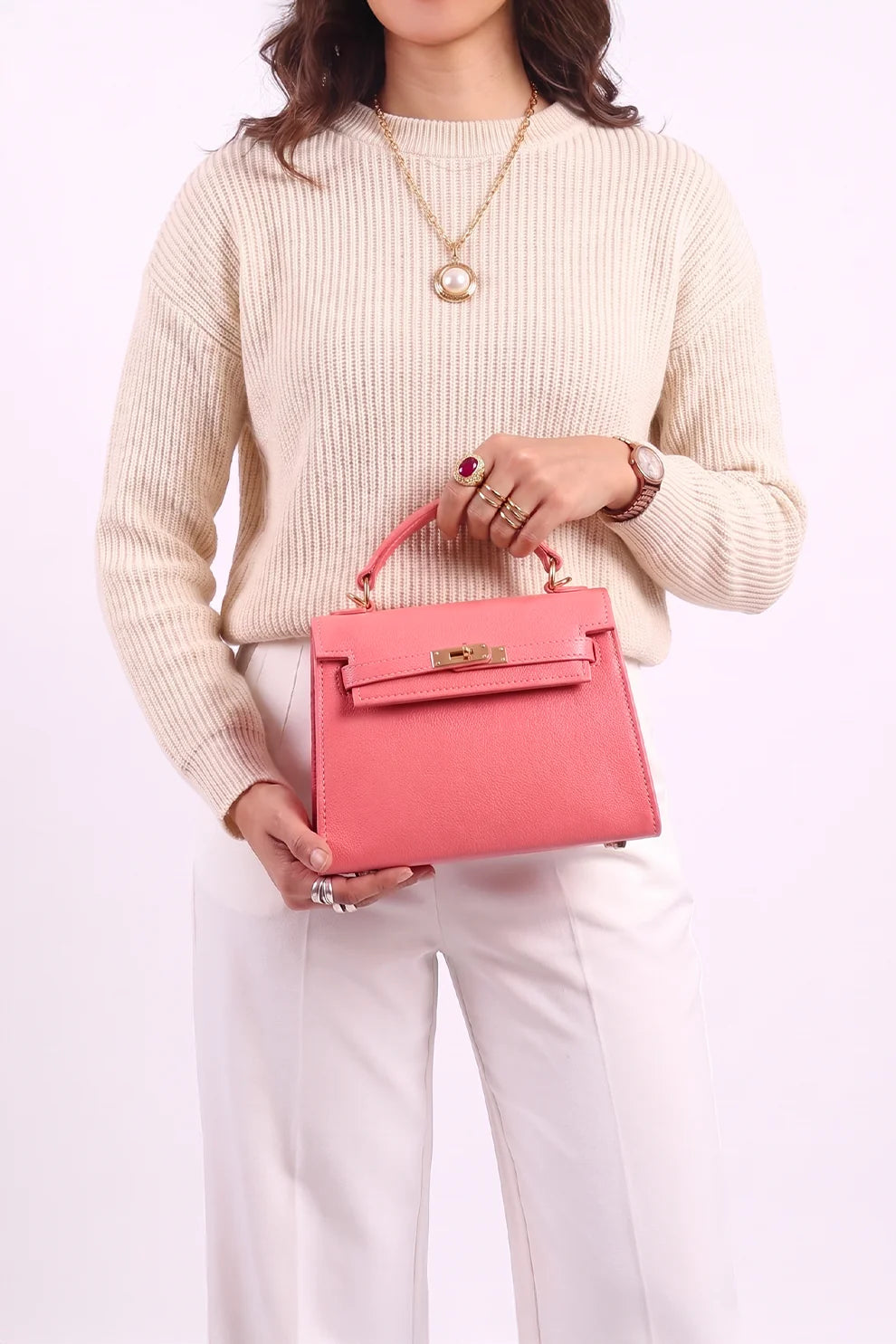 Buy ZAVO MK Iconic Handbag - Cotton Candy in Pakistan