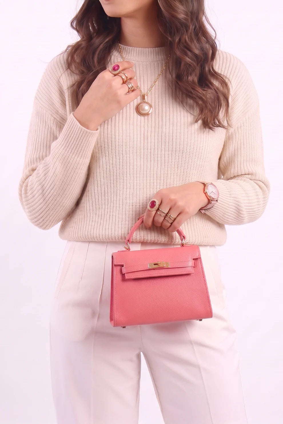 Buy ZAVO MK Iconic Handbag - Cotton Candy in Pakistan