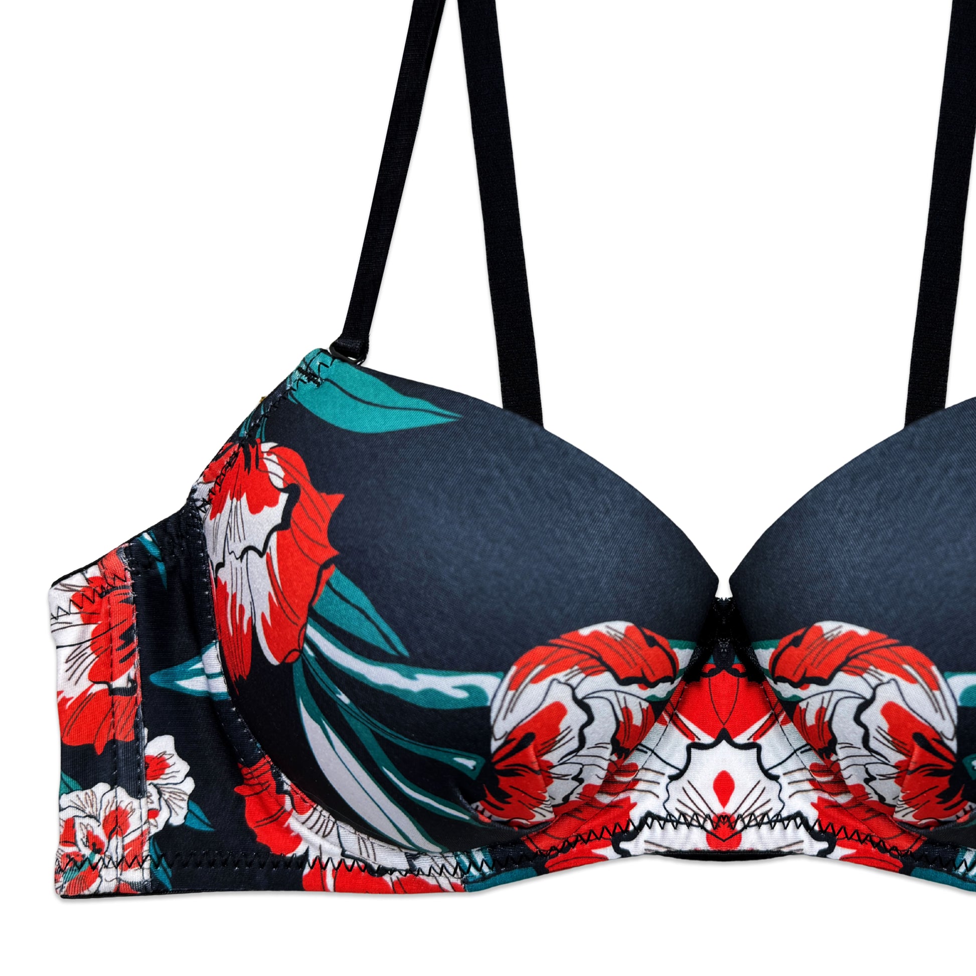 Buy Cheek Floral Print Padded Bra and Panty Set in Pakistan