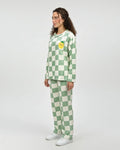 Buy Sajiero Fleece Pajama Suit - Mint Check in Pakistan