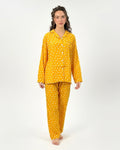 Buy Sajiero Linen Pajama Suit - Sunleaf Set in Pakistan