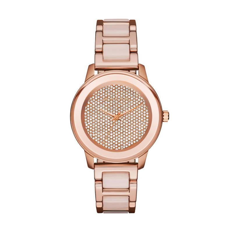 Buy Michael Kors Kinsley Rose Gold Tone Blush Acetate Women's Watch - Mk6432 in Pakistan