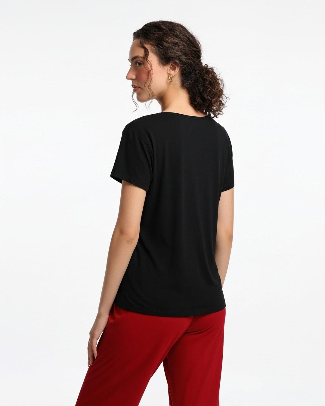 Buy Sajiero Cotton PJ Set - Red Chic in Pakistan