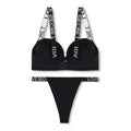 Buy Aundies Padded Bra and Panty Set Black in Pakistan