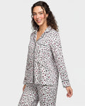 Buy Sajiero Silk Pajama Suit - Ivory Heart in Pakistan