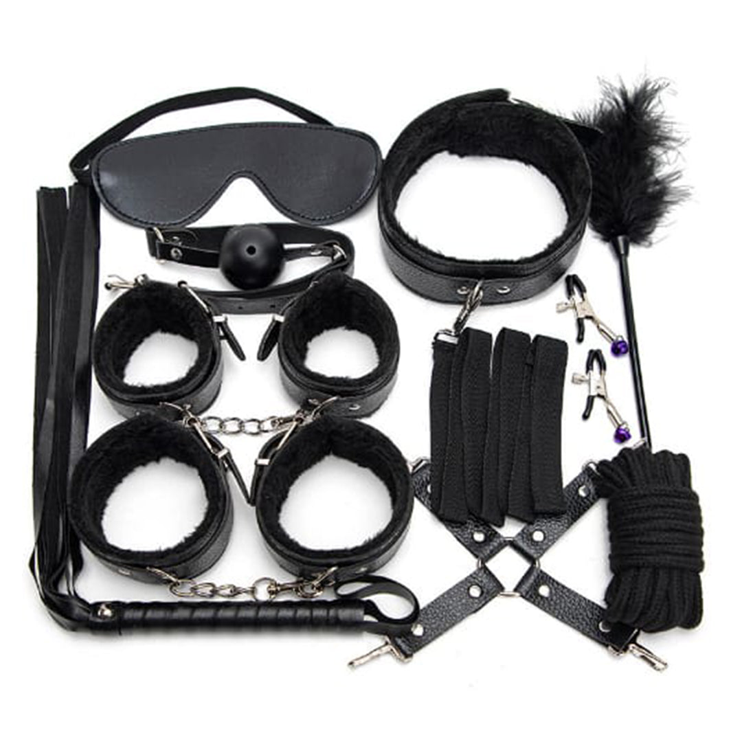 Buy Sajiero Women Faux Leather Bondage Set in Pakistan