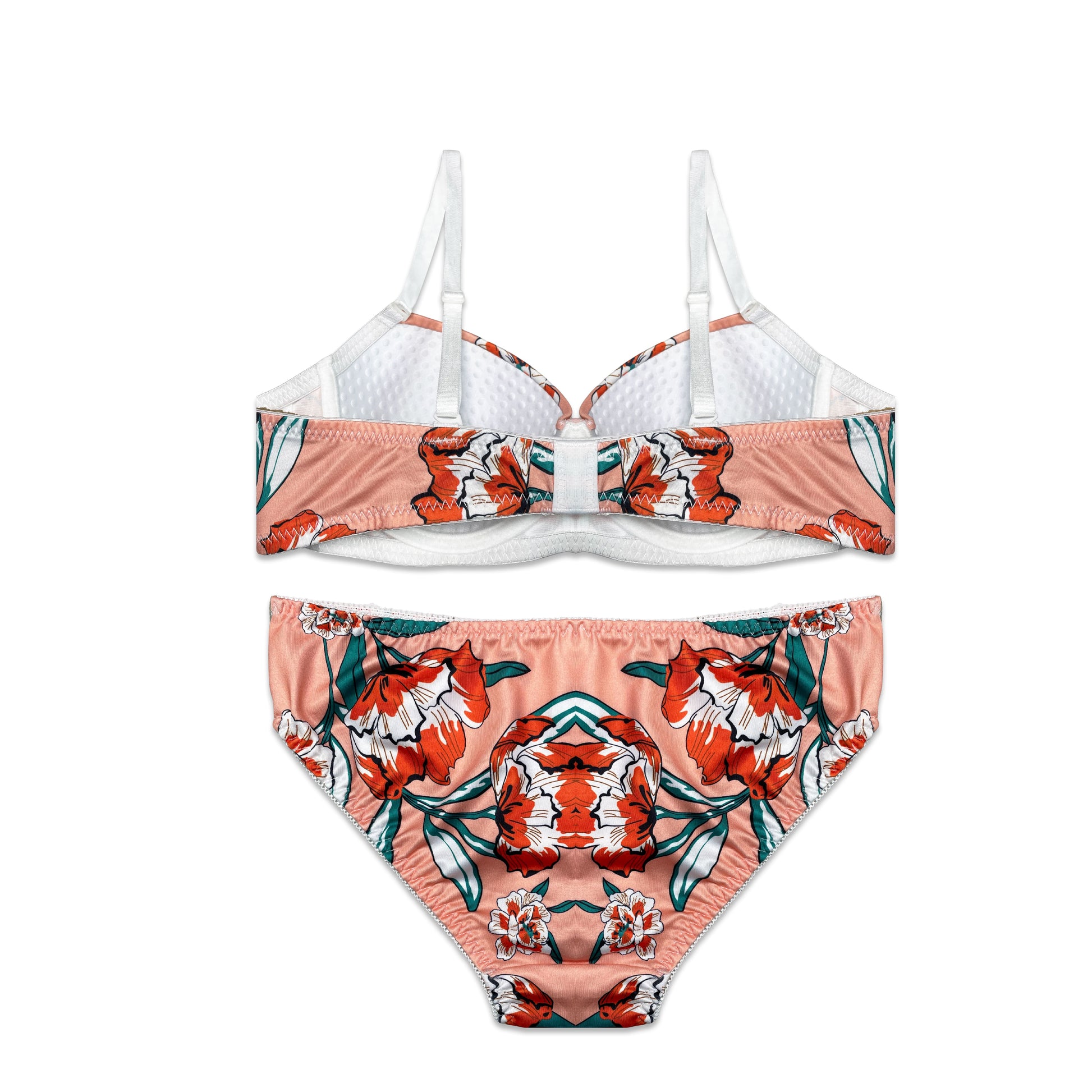 Buy Cheek Floral Print Padded Bra and Panty Set in Pakistan