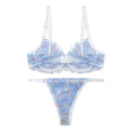 Buy Butterfly Print Non Padded Bra and Panty Set in Pakistan
