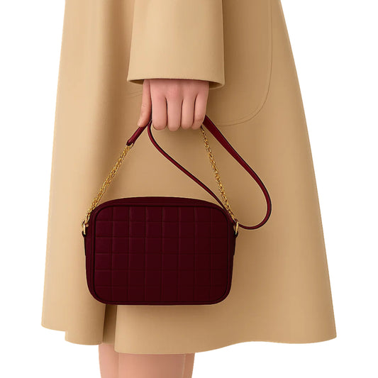 Buy Aura AHD Crossbody Bag - Red Wine in Pakistan