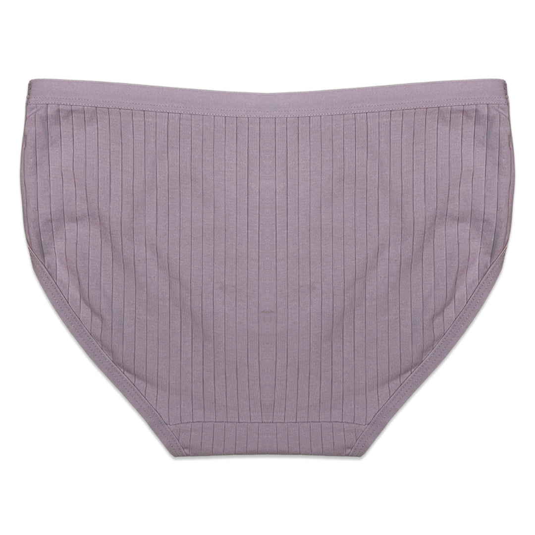 Buy Pack of 3 Briefs Panties - Ribbed Cotton in Pakistan
