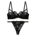 Buy Sajiero Bra Set - Black Lace Net in Pakistan