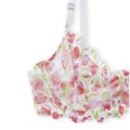 Buy White Floral Non Padded Bra and Panty Set in Pakistan