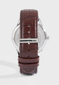 Buy Hugo Boss Mens Quartz Brown Leather Strap White Dial 43mm Watch - 1513486 in Pakistan