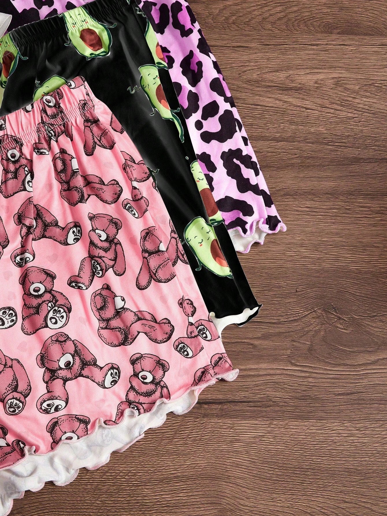 Buy SHEIN 3pcs/Set Cartoon Print Camisole & Shorts Pajama Set in Pakistan