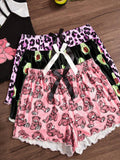 Buy SHEIN 3pcs/Set Cartoon Print Camisole & Shorts Pajama Set in Pakistan