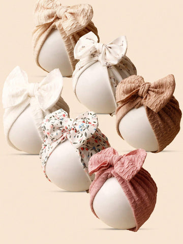 Buy SHEIN 3pcs/Set Soft Breathable Baby Candy Color Beanie Hat Set For Newborn 0-2 Years in Pakistan