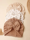 Buy SHEIN 3pcs/Set Soft Breathable Baby Candy Color Beanie Hat Set For Newborn 0-2 Years in Pakistan