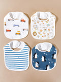 Buy SHEIN 3pcs Baby Random Print Bib in Pakistan