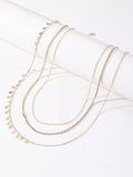 Buy SHEIN 3pcs Random Rhinestone Decor Waist Chain in Pakistan