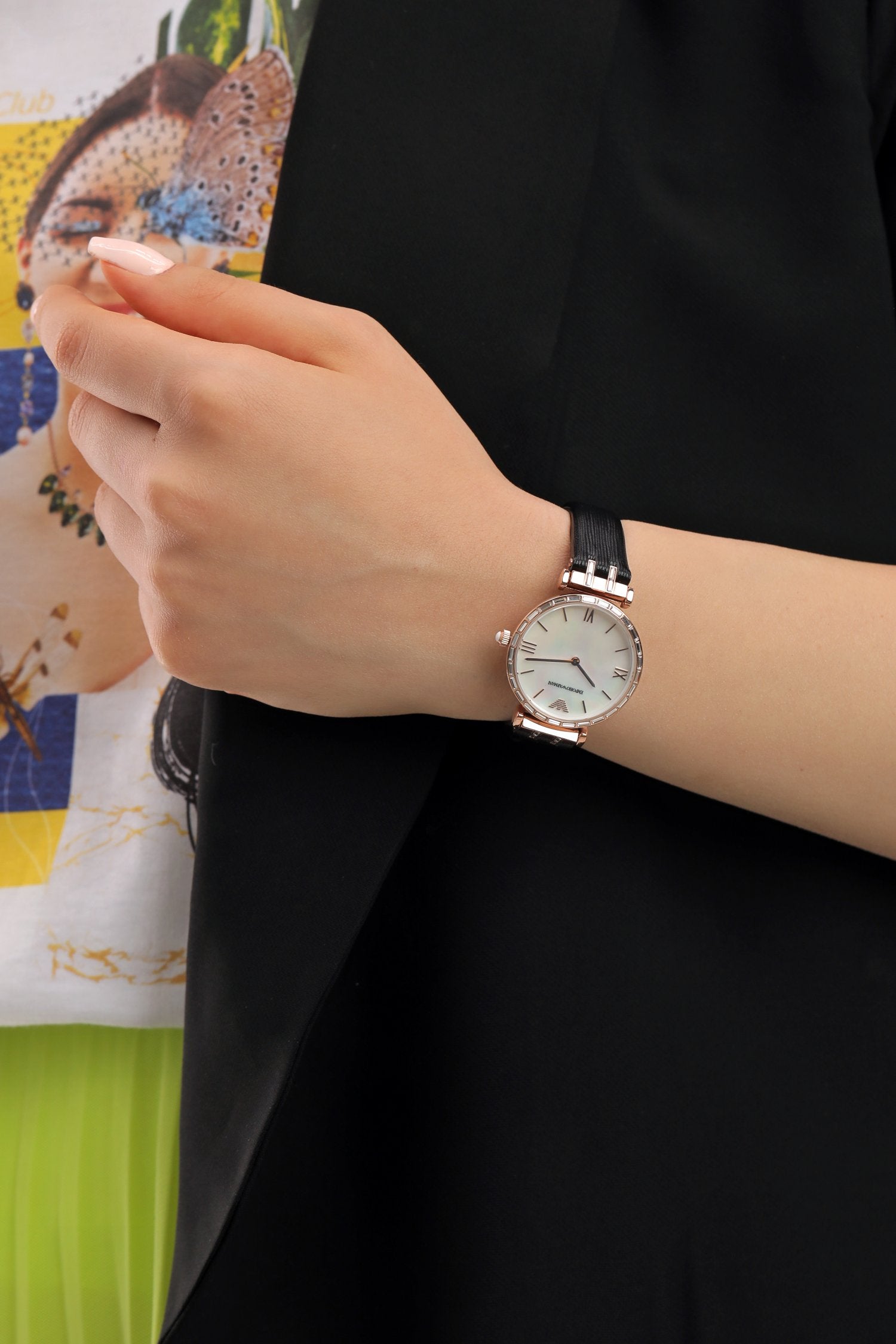 Buy Emporio Armani Women's Analog Mother of Pearl Dial 32mm Watch AR11295 in Pakistan