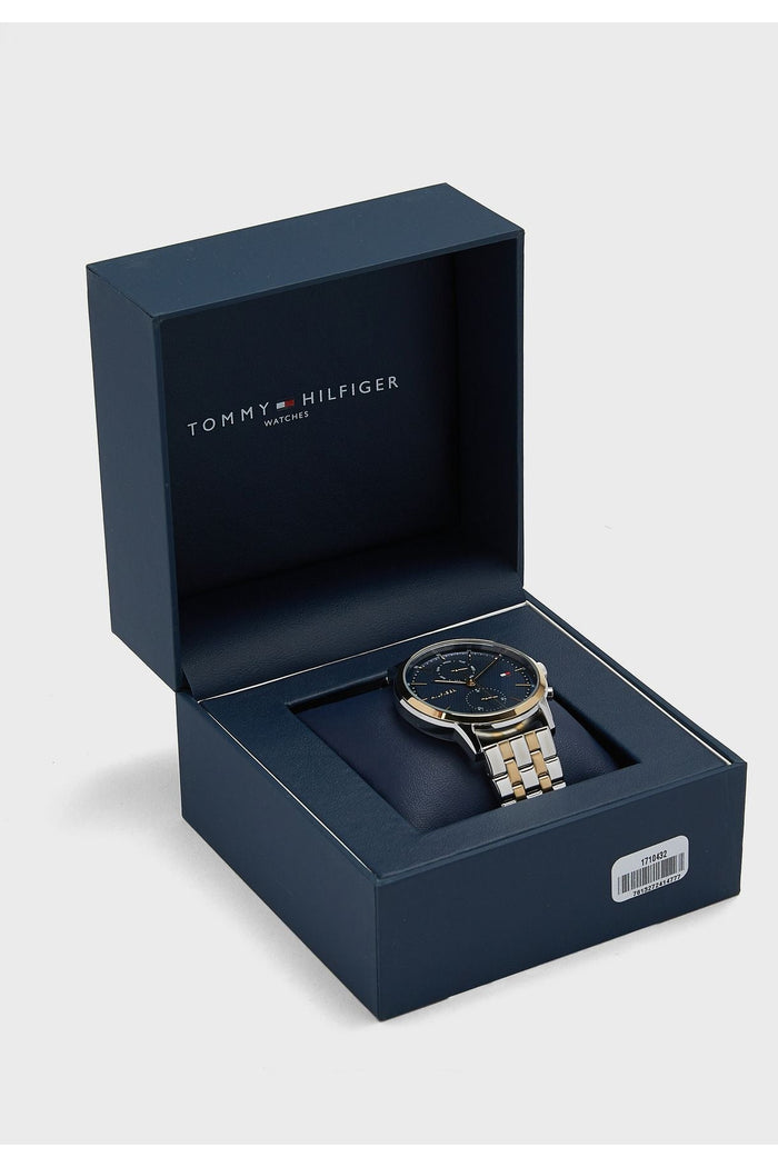 Buy Tommy Hilfiger Mens Quartz Stainless Steel Blue Dial 44mm Watch - 1710432 in Pakistan