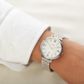Buy Jacqueline White Dial Silver Steel Strap Watch For Women in Pakistan