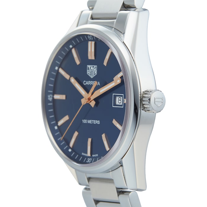 Buy Tag Heuer Carrera Blue Dial Silver Steel Strap Watch for Women - WAR1112.BA0601 in Pakistan