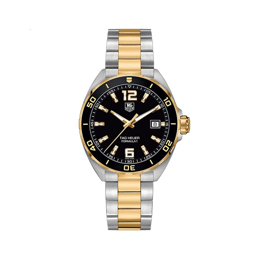 Buy Tag Heuer Formula 1 Black Dial Two Tone Steel Strap Watch for Men - WAZ1121.BB0879 in Pakistan