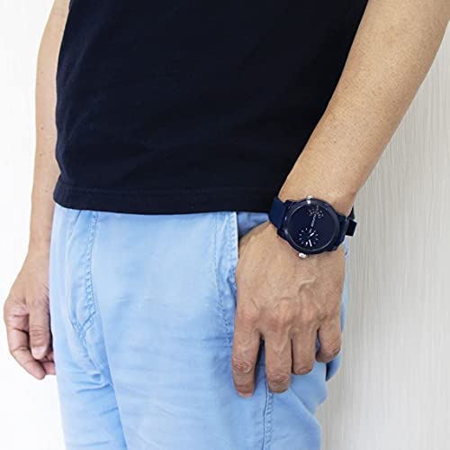 Buy Tommy Hilfiger Mens Quartz Silicone Strap Blue Dial 44mm Watch - 1791556 in Pakistan