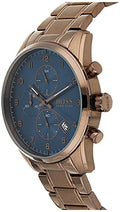 Buy Hugo Boss Mens Quartz Copper Stainless Steel Blue Dial 44mm Watch - 1513788 in Pakistan