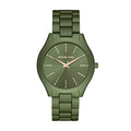 Buy Michael Kors Slim Runway Green Dial Green Stainless Steel Strap Women's Watch - Mk4526 in Pakistan