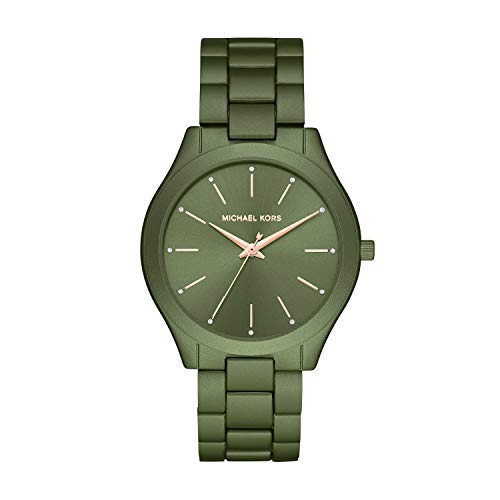 Buy Michael Kors Slim Runway Green Dial Green Stainless Steel Strap Women's Watch - Mk4526 in Pakistan