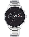 Buy Tommy Hilfiger Mens Quartz Stainless Steel Black Dial 44mm Watch - 1791485 in Pakistan