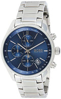 Buy Hugo Boss Mens Chronograph Quartz Stainless Steel Blue Dial 44mm Watch - 1513478 in Pakistan