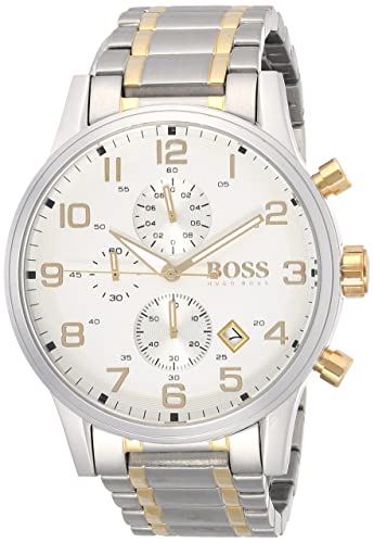 Buy Hugo Boss Mens Quartz Stainless Steel White Dial 44mm Watch - 1513236 in Pakistan
