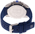Buy Tommy Hilfiger Mens Quartz Blue Silicone Strap White Dial 46mm Watch - 1791349 in Pakistan