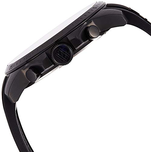 Buy Tommy Hilfiger Mens Quartz Black Silicone Strap Black Dial 46mm Watch - 1791352 in Pakistan