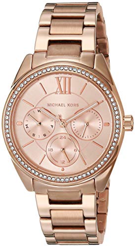 Buy Michael Kors Ladies Janelle Rose Gold Dial Rose Gold Stainless Steel Strap Watch -  Mk7091 in Pakistan
