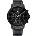 Buy Tommy Hilfiger Mens Quartz Stainless Steel Black Dial 46mm Watch - 1710383 in Pakistan