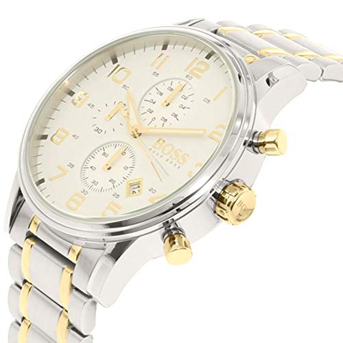Buy Hugo Boss Mens Quartz Stainless Steel White Dial 44mm Watch - 1513236 in Pakistan