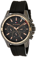 Buy Tommy Hilfiger Mens Quartz Silicone Strap Grey Dial 45mm Watch - 1791792 in Pakistan
