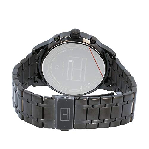 Buy Tommy Hilfiger Mens Quartz Stainless Steel Black Dial 44mm Watch - 1791695 in Pakistan
