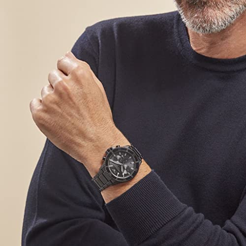 Buy Emporio Armani Diver Black Dial Black Steel Strap Watch for Men - AR11363 in Pakistan