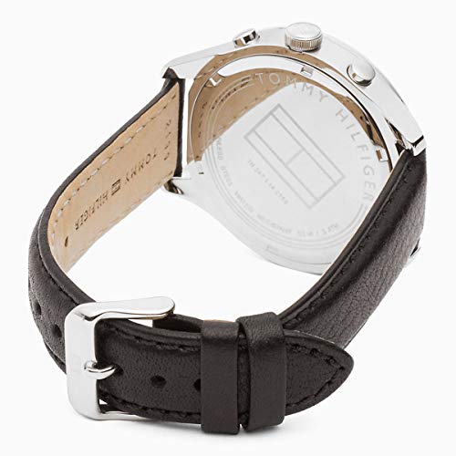 Buy Tommy Hilfiger Mens Quartz Leather Strap Blue Dial 44mm Watch - 1791468 in Pakistan