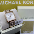 Buy Michael Kors Lake White Dial Rose Gold Stainless Steel Strap Ladies Watch - Mk3645 in Pakistan