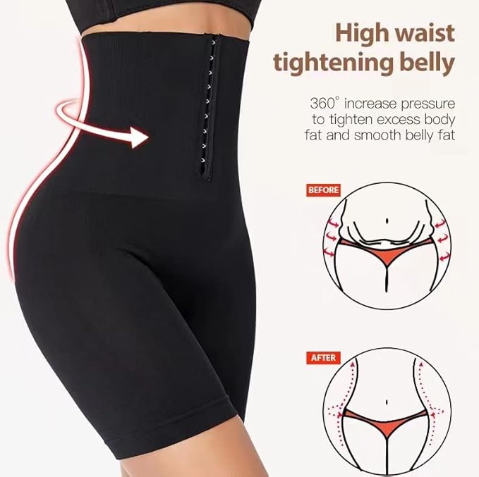 Buy Seamless High Waist Corset for Flat Belly - Black in Pakistan