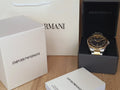 Buy Emporio Armani Men's Quartz Two-tone Stainless Steel Black Dial 44mm Watch AR80017 in Pakistan