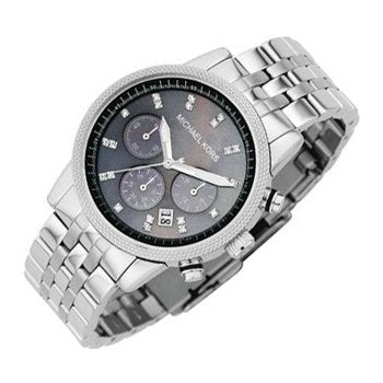Buy Michael Kors Jet Set Blue Mother of Pearl Dial Silver Steel Strap Watch for Women - MK5021 in Pakistan