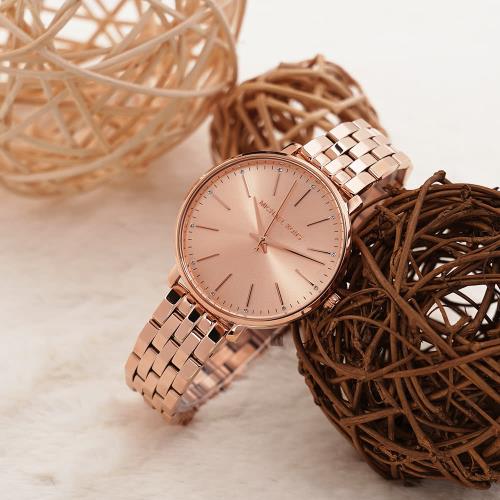 Buy Michael Kors Women's Pyper Three-hand Rose Gold-tone Stainless Steel Watch - Mk3897 in Pakistan