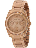 Buy Michael Kors Blair Rose Gold Stainless Steel Rose Gold Dial Quartz Watch For Ladies - Mk5613 in Pakistan